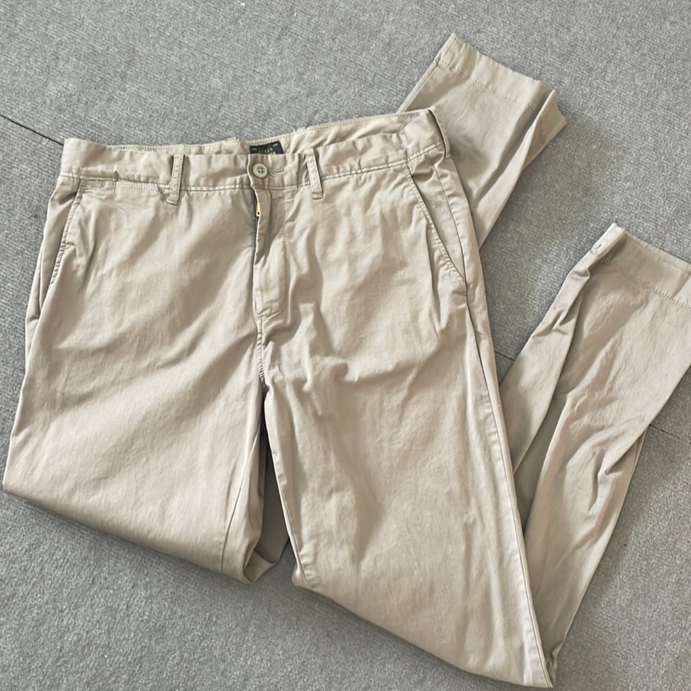 Men’s Grey Chino Formal Khaki suit pants J Crew